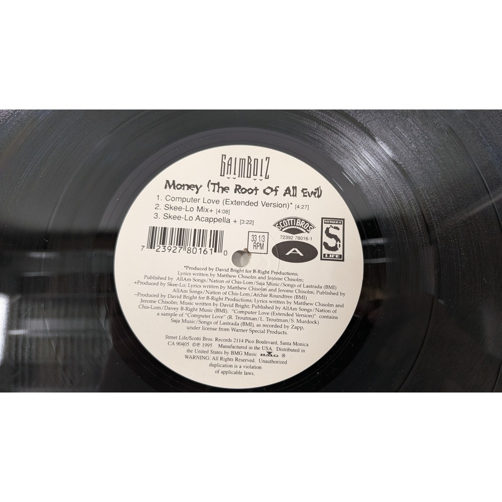 Gaimboiz - Money (The Root Of All‎ Evil) (12")
